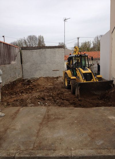 01 - Terrassier pour extension bois de maison individuelle